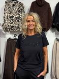 T-shirt- liquid svart