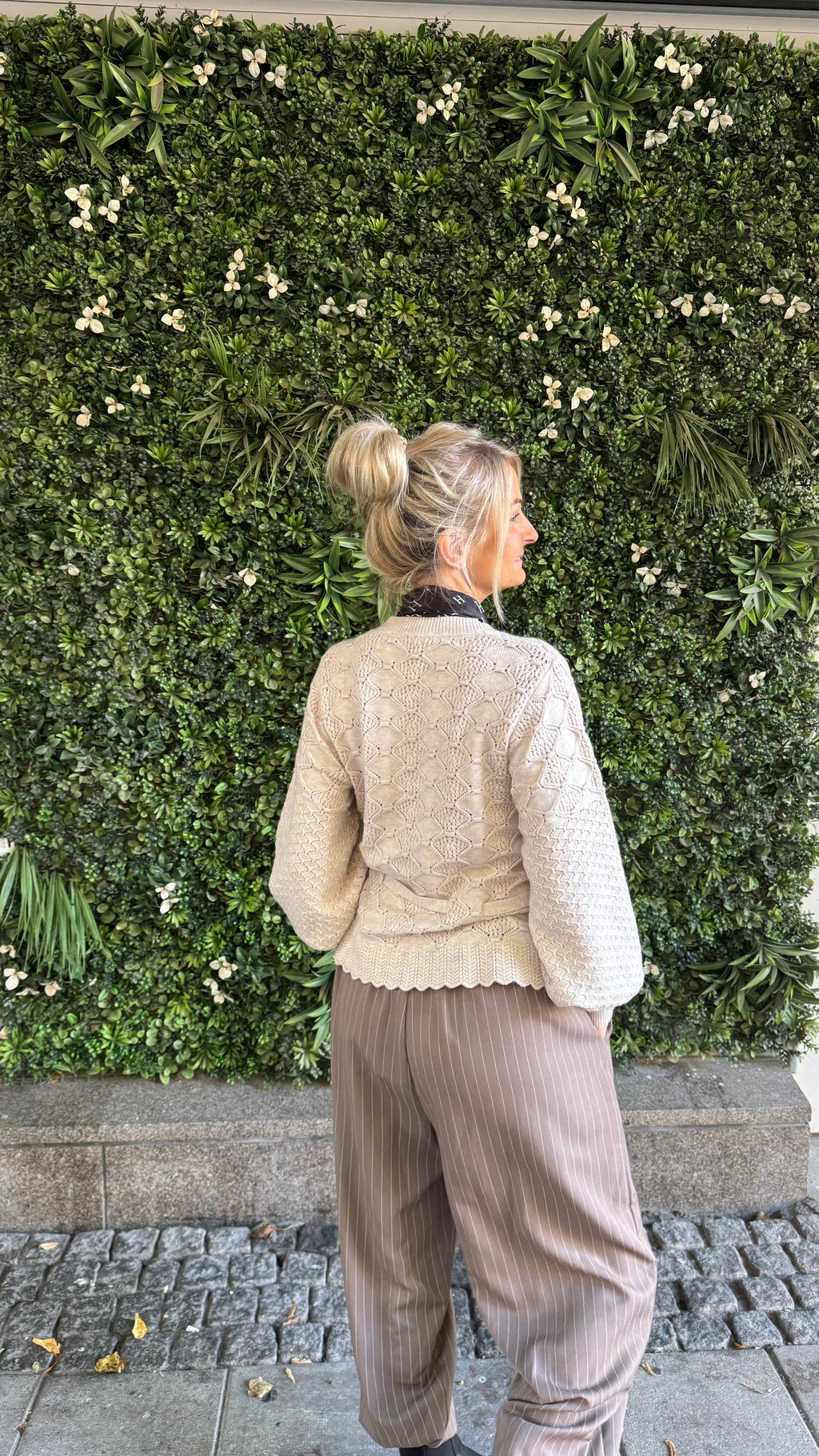 CC tie cardigan