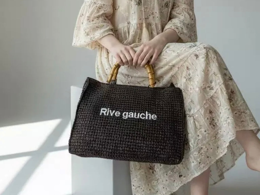 RIVE GAUCHE TOTE - BROWN