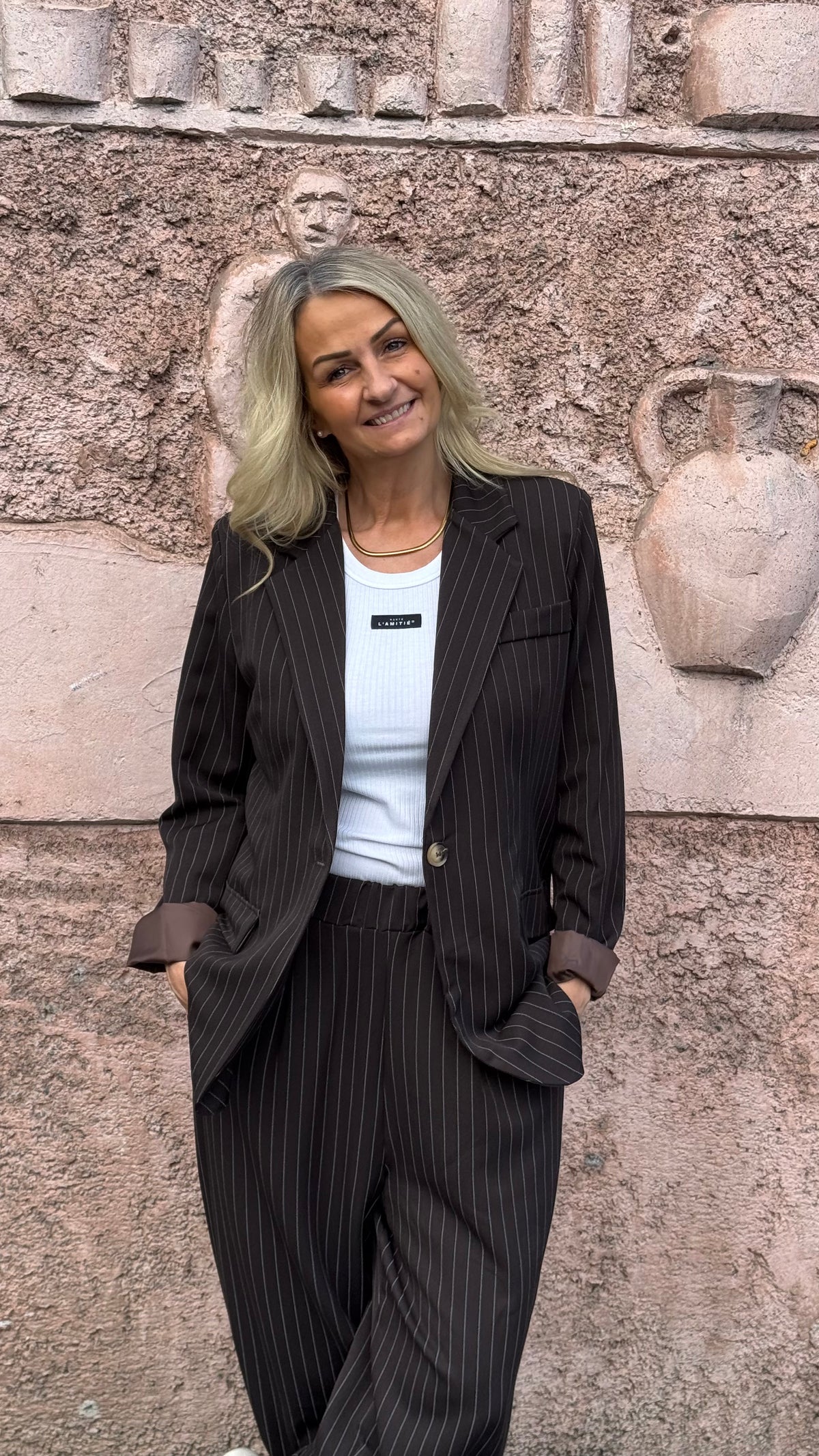 Mdcdusk blazer - brown