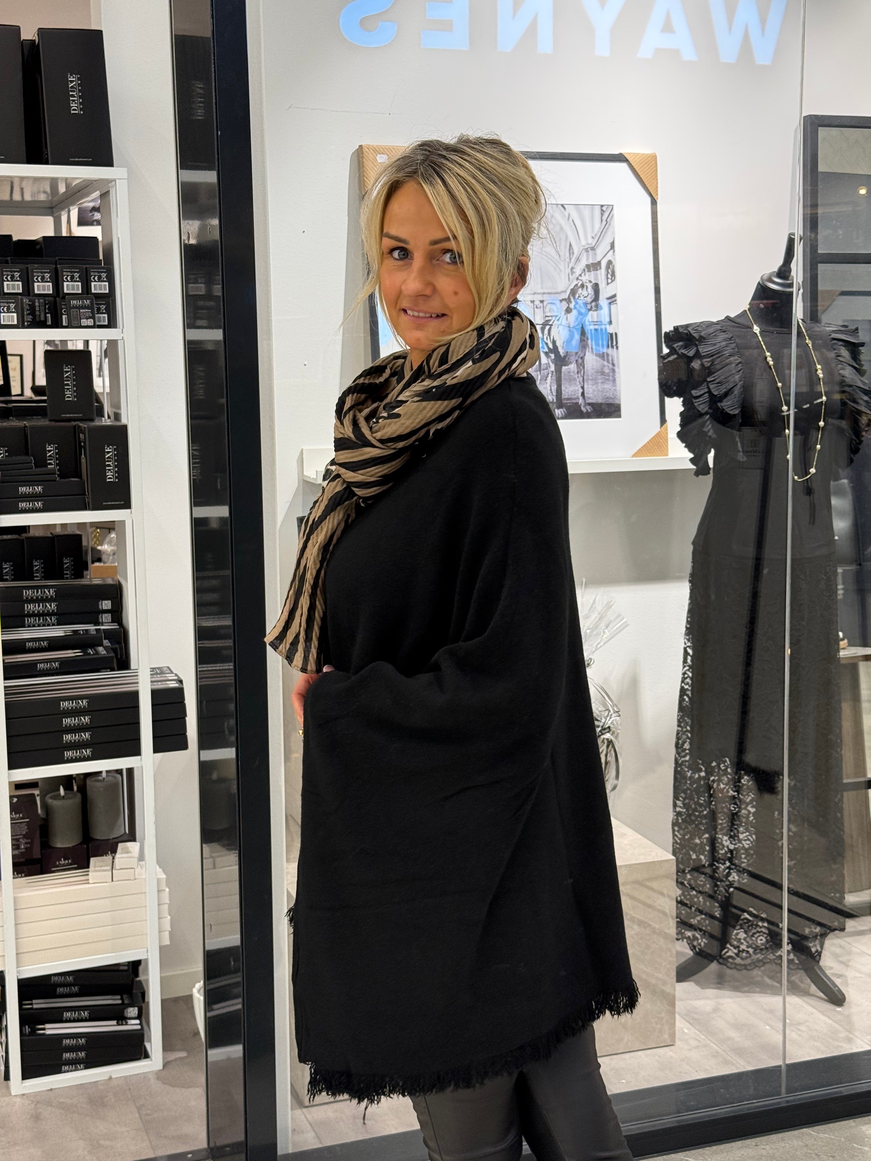 Black poncho