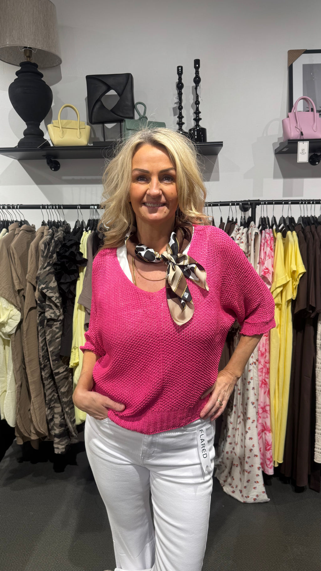 Betina Knit cerise