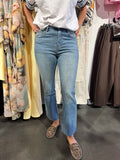Flared jeans - dirty blue wash