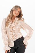 ARIA BLOUSE- CHAMPAGNE