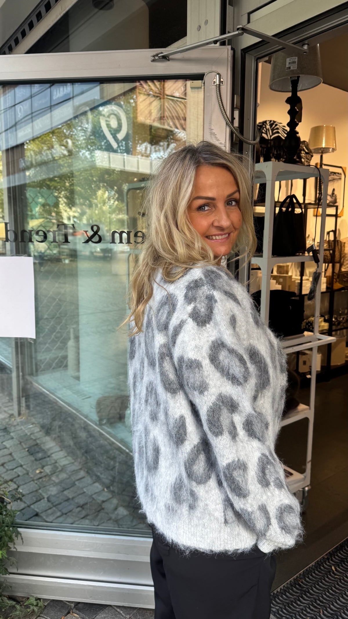 Cardigan leo - grey