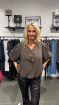 Wilma topp - brun