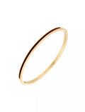 Poppy mini bangle - wine/gold