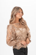 AMANDINE BLOUSE - GOLD
