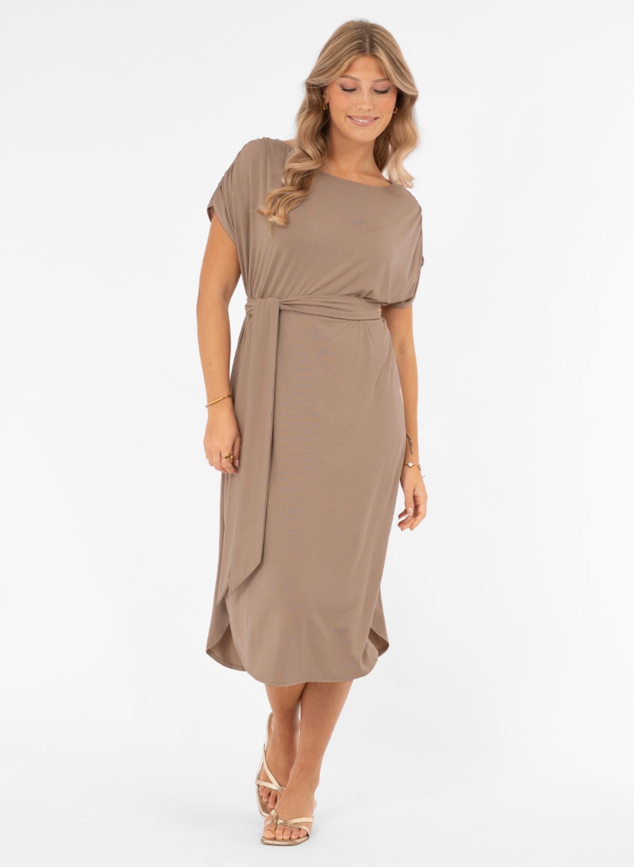 ELLERY DRESS TAUPE