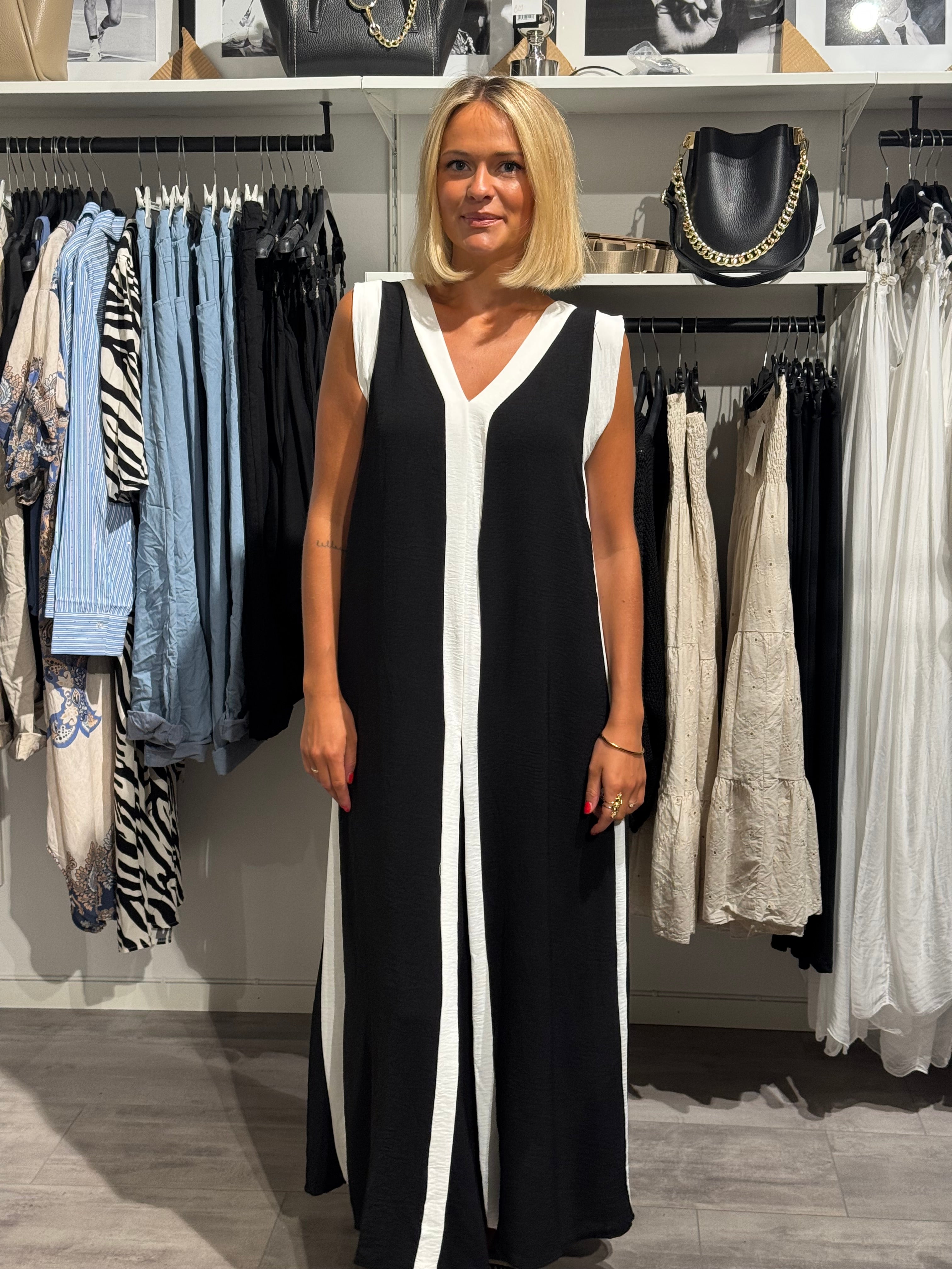 Wilma dress black/white
