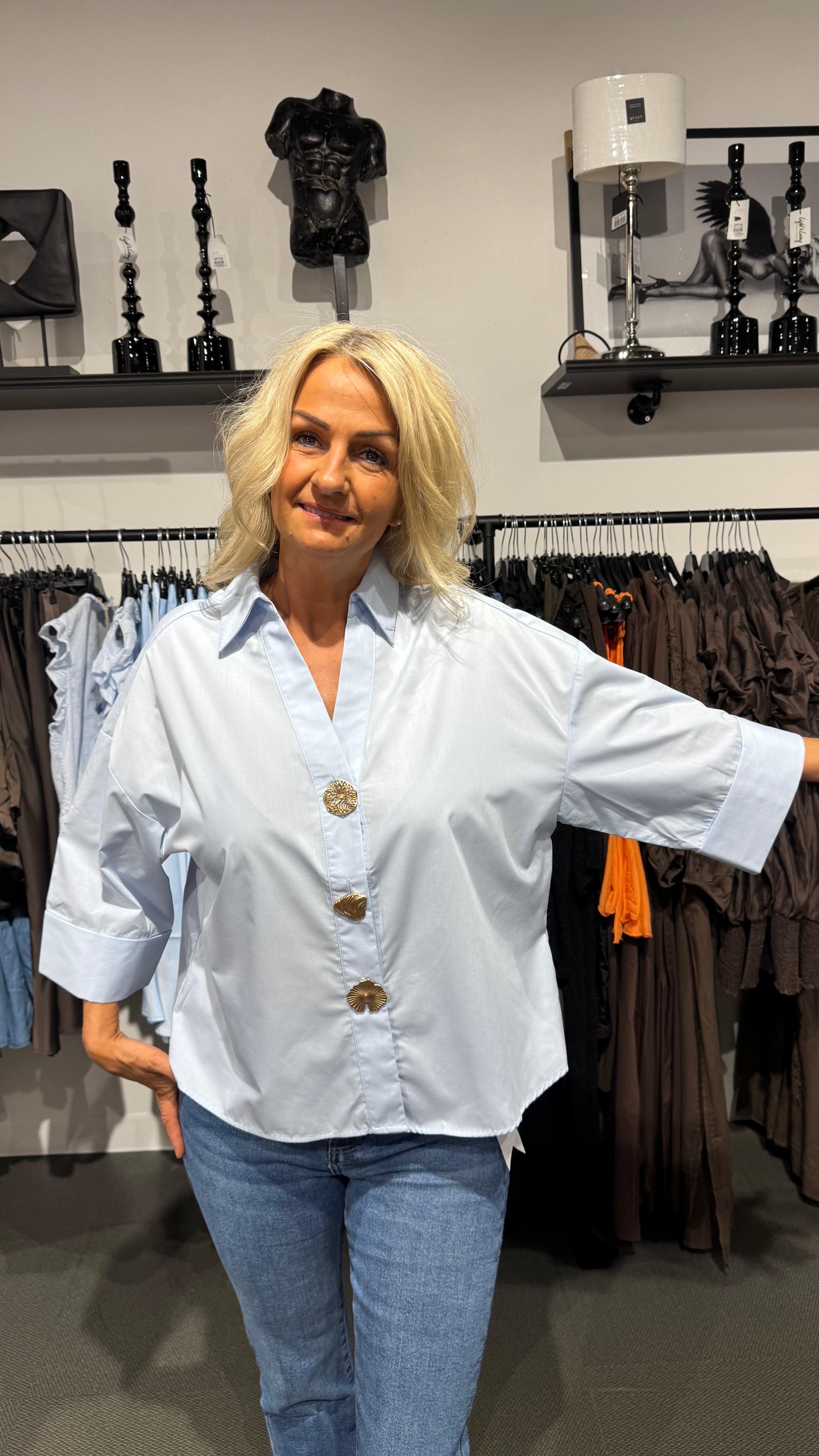 Augusta shirt - sky Blue