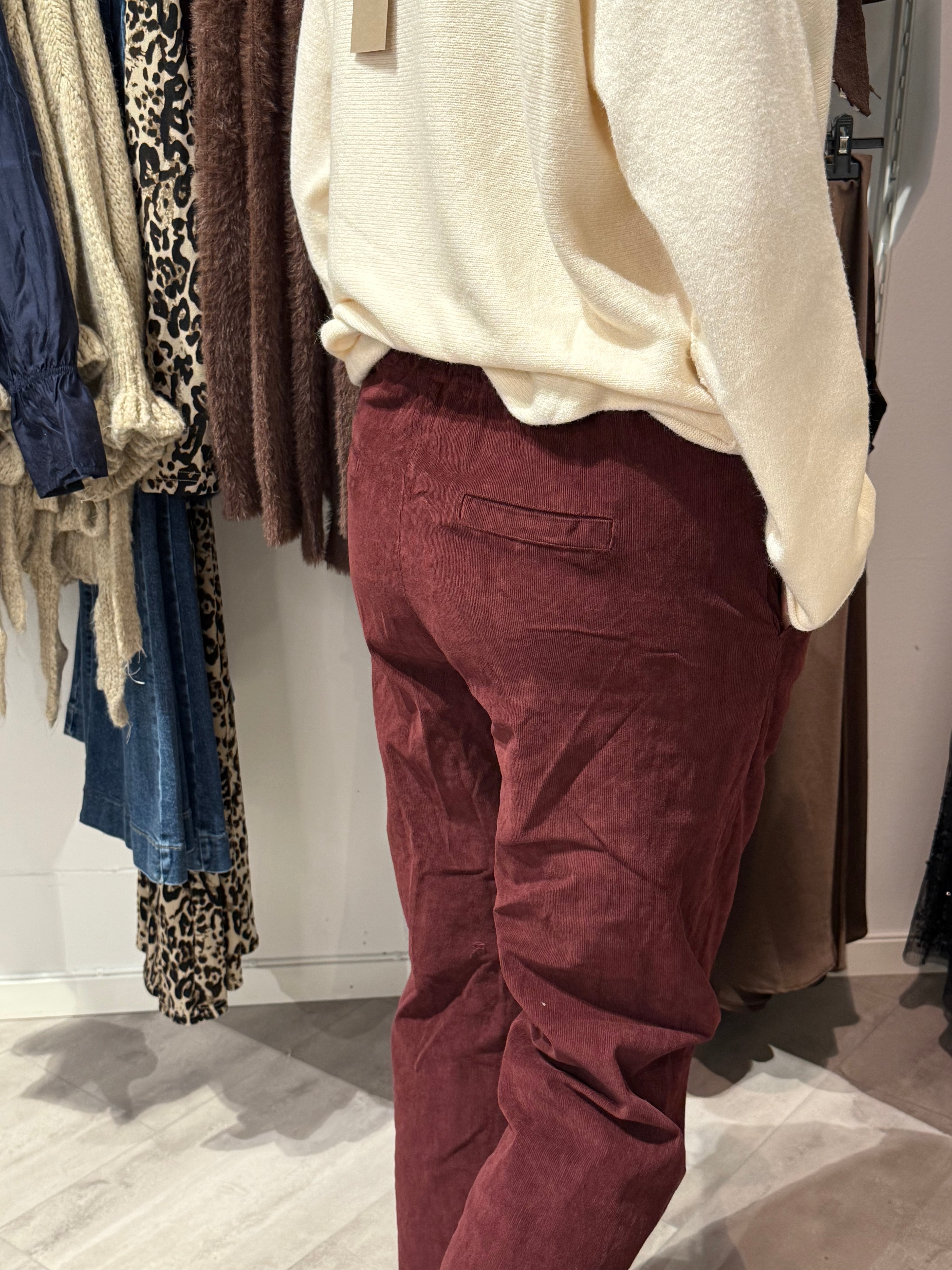 MDCECLIPSE BYXOR - vinröd