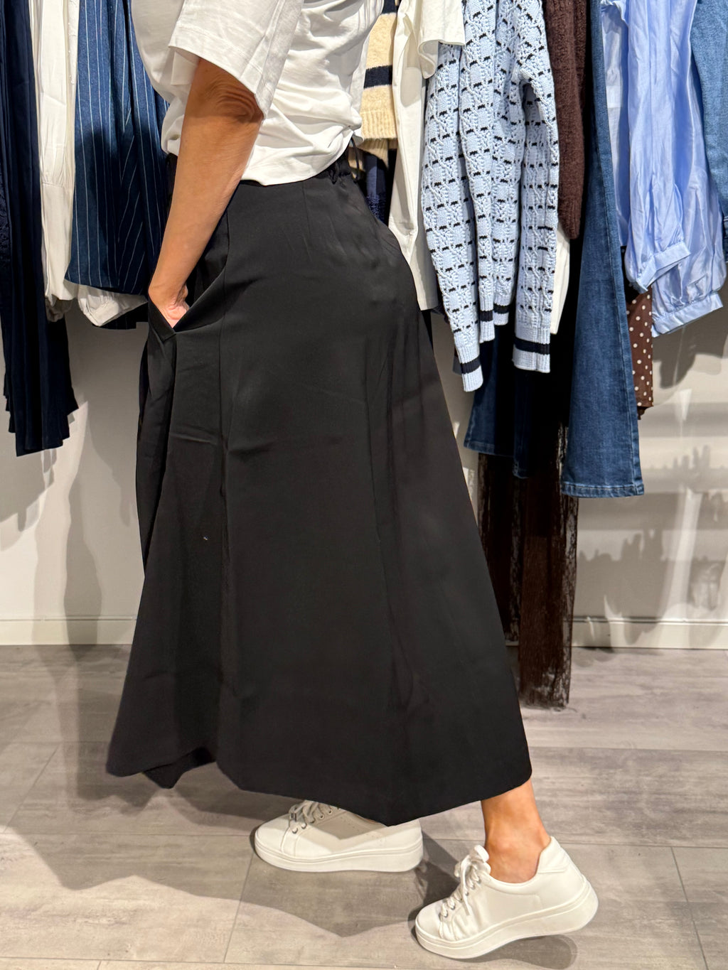 CCAnyacc Pleat Skirt - black
