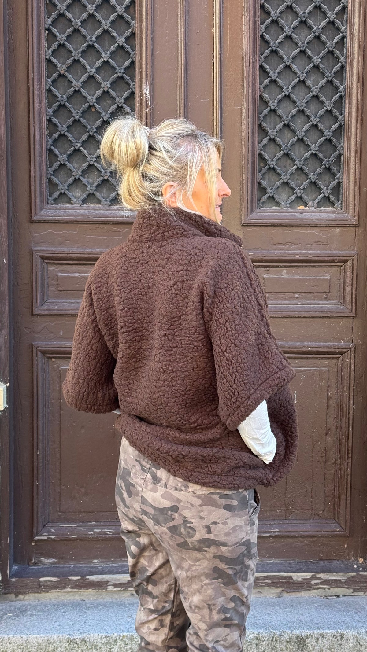 MDCJOHANNA VEST - BROWN