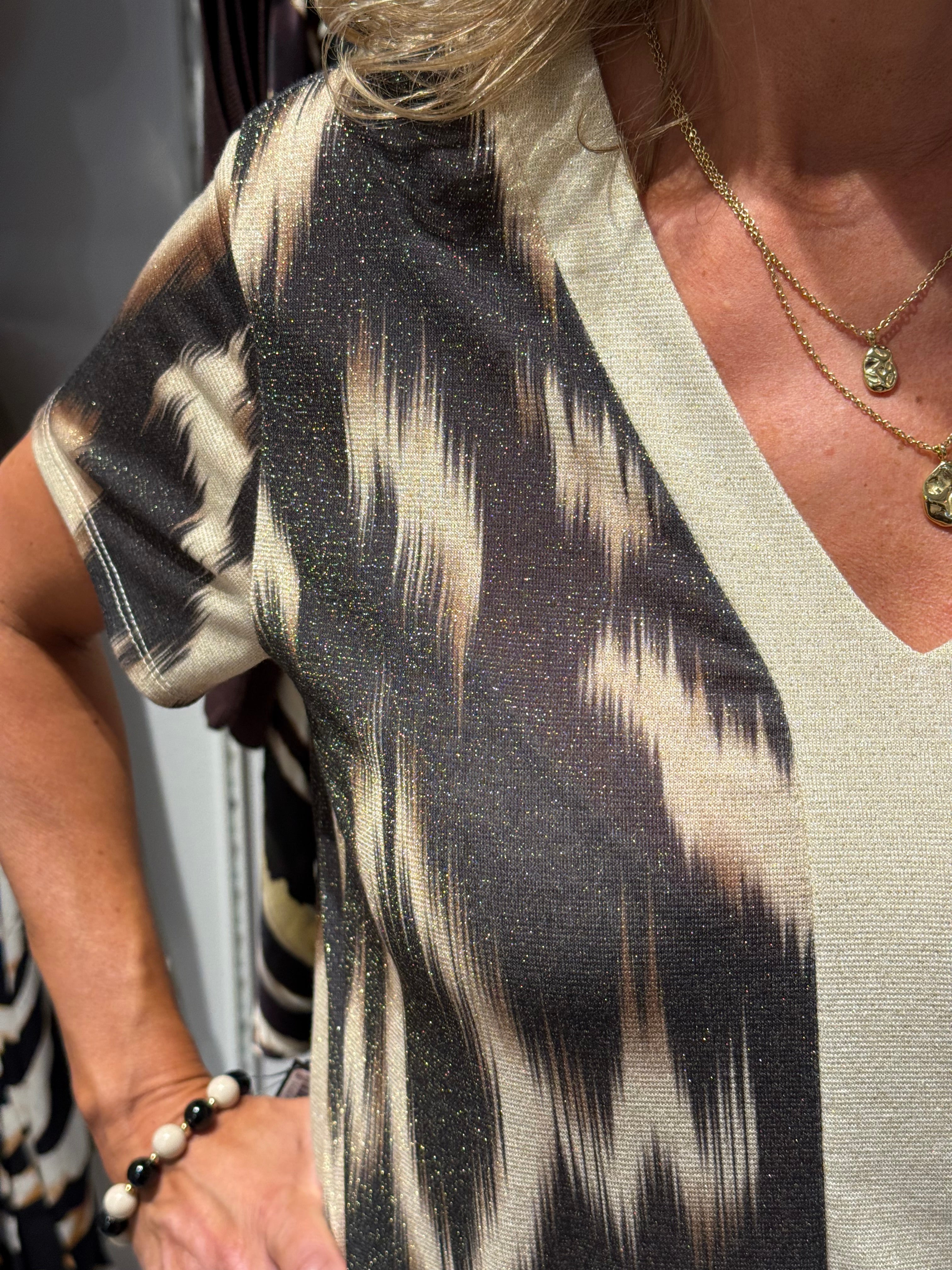 Sparkly patterned tunic