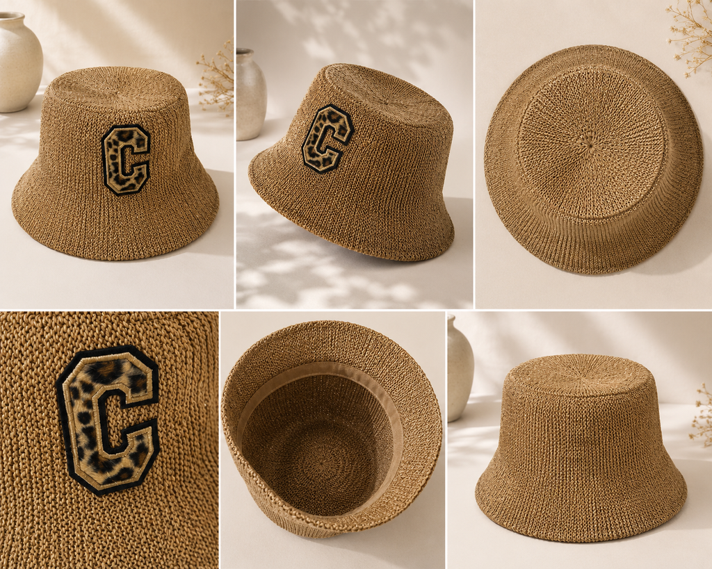 BUCKET HAT - GLITTER ”C”