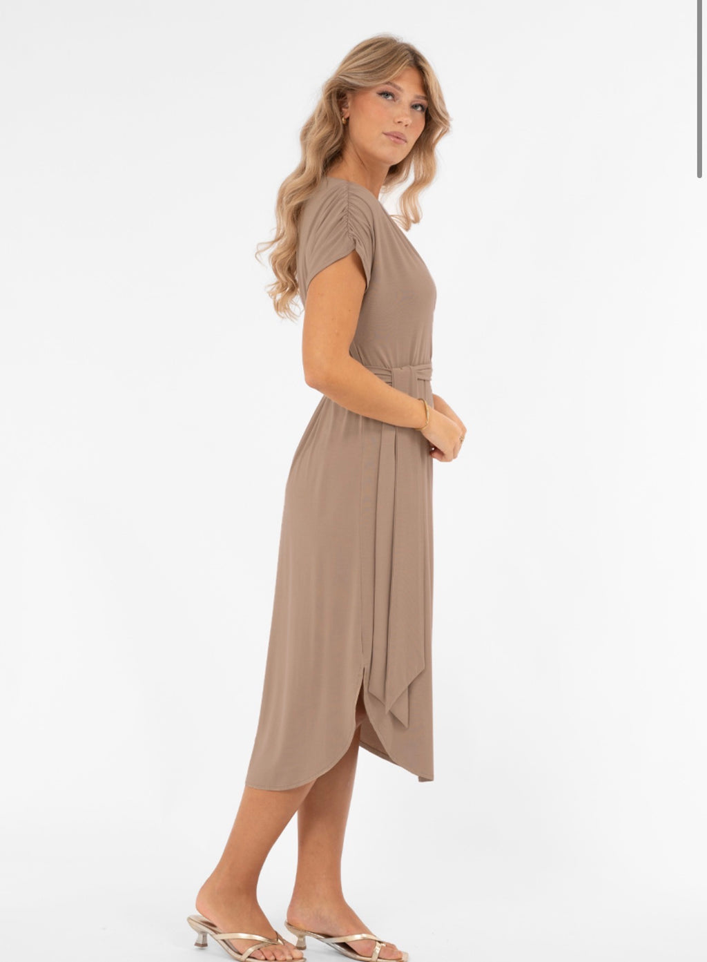 ELLERY DRESS TAUPE