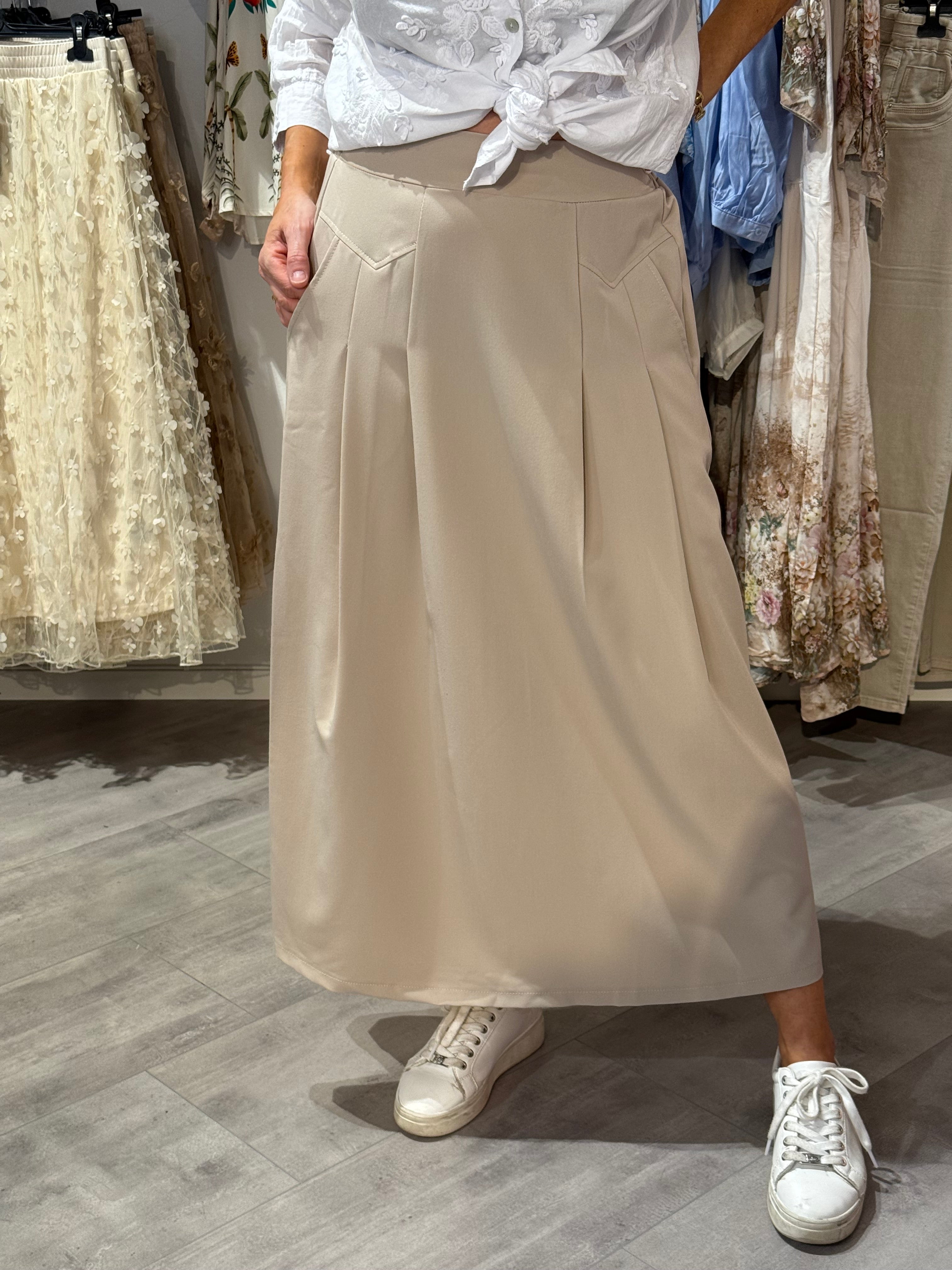MdcDavina Skirt - beige