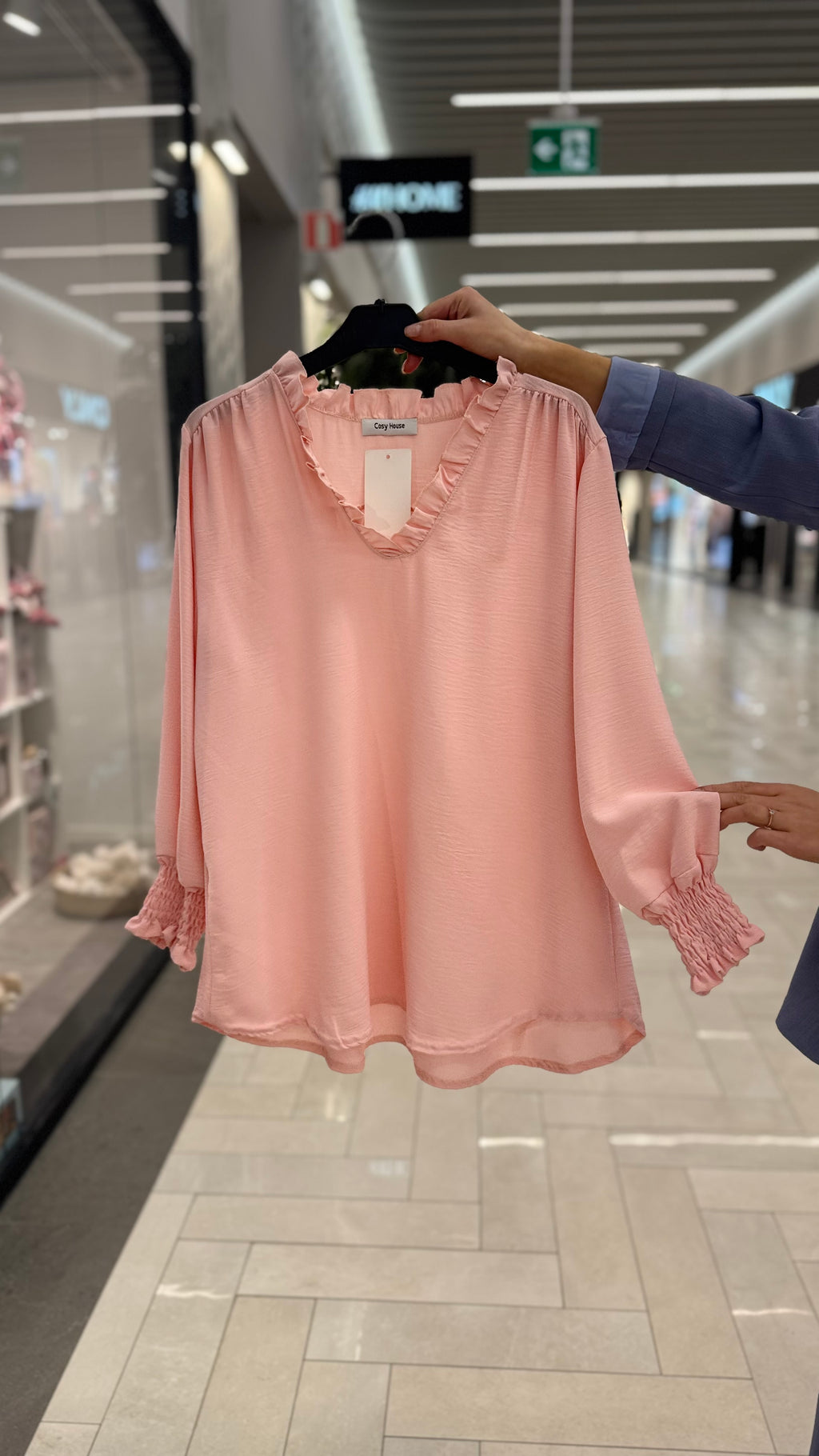 Basic blus ljusrosa