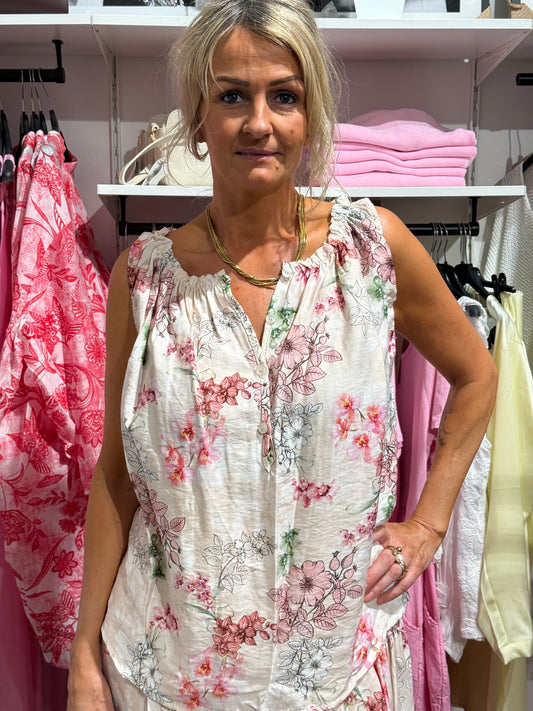 Sommar linne beige