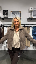 Hira short jacket - Chocolate Plum