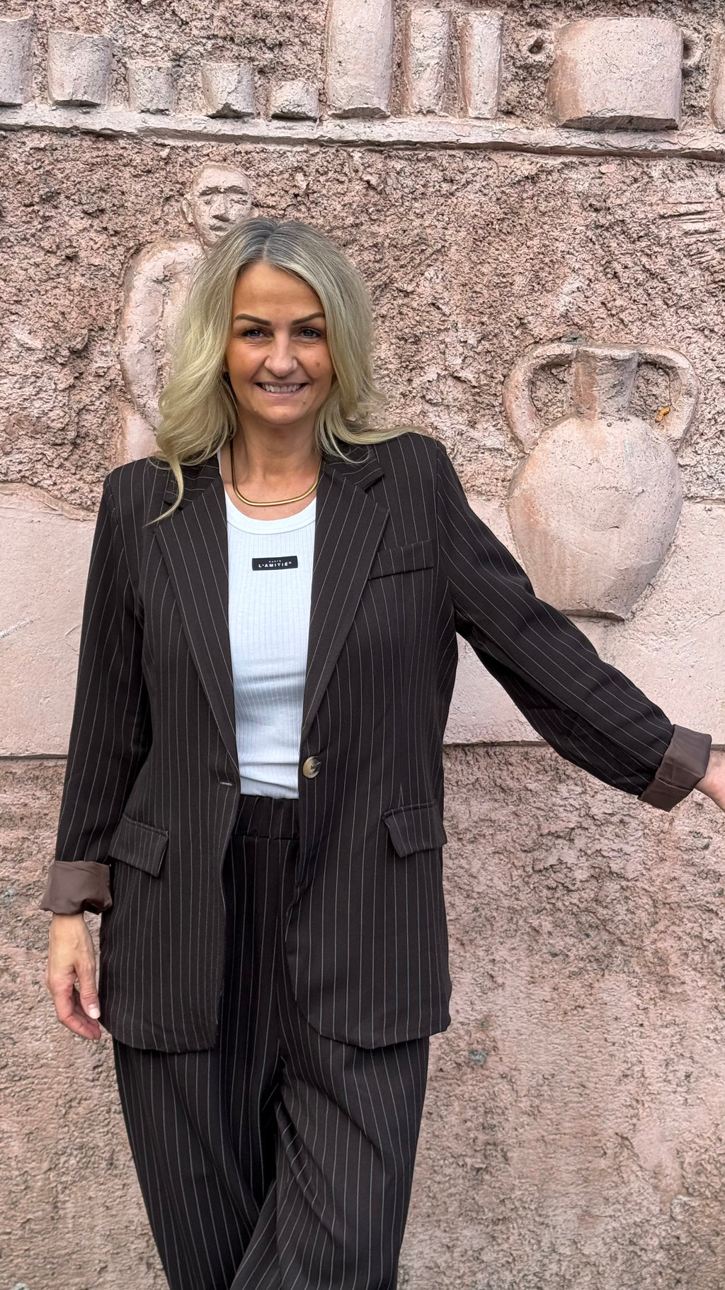 Mdcdusk blazer - brown