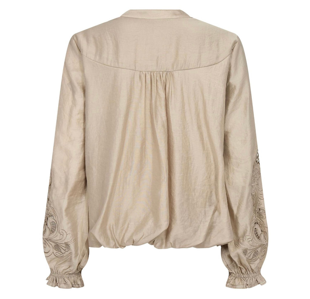 CCdelin balloon shirt - beige