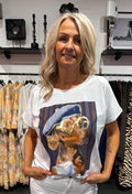 T-shirt dog - Navy