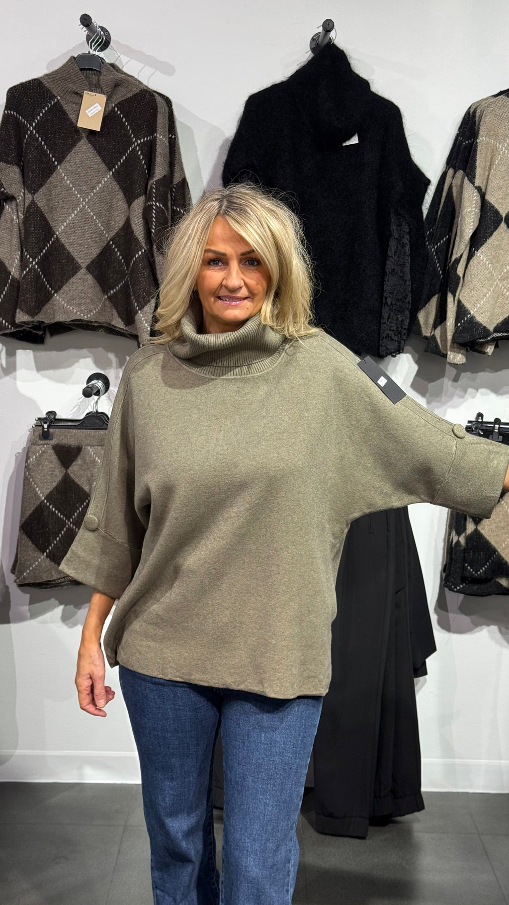 Polo knit - green