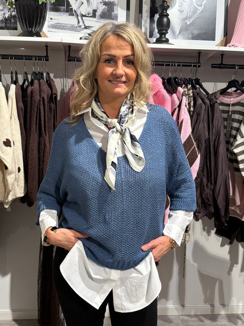 Betina knit - blå