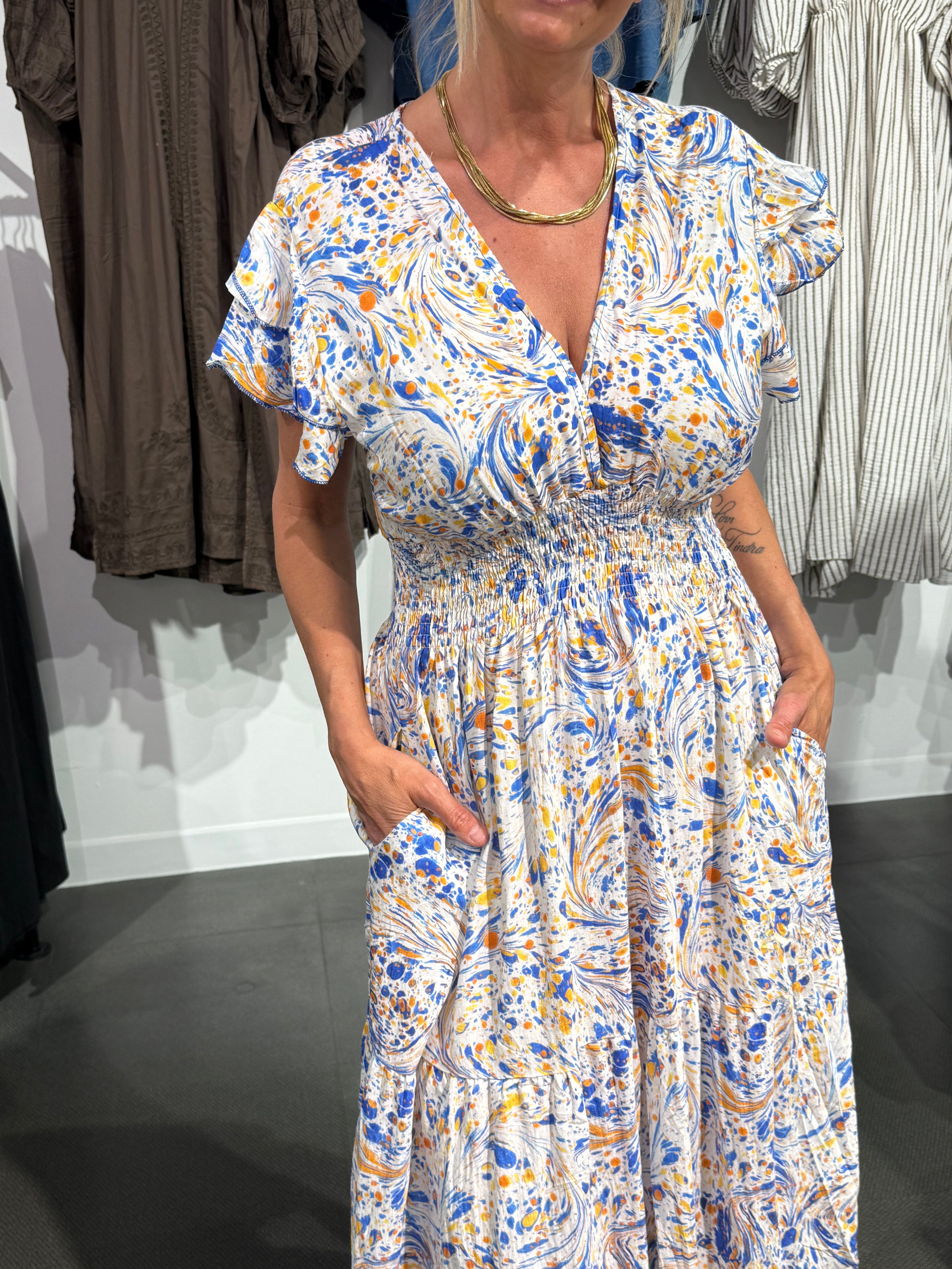 Olivia dress- blue