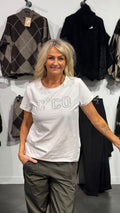 STONECC LOGO TEE - WHITE