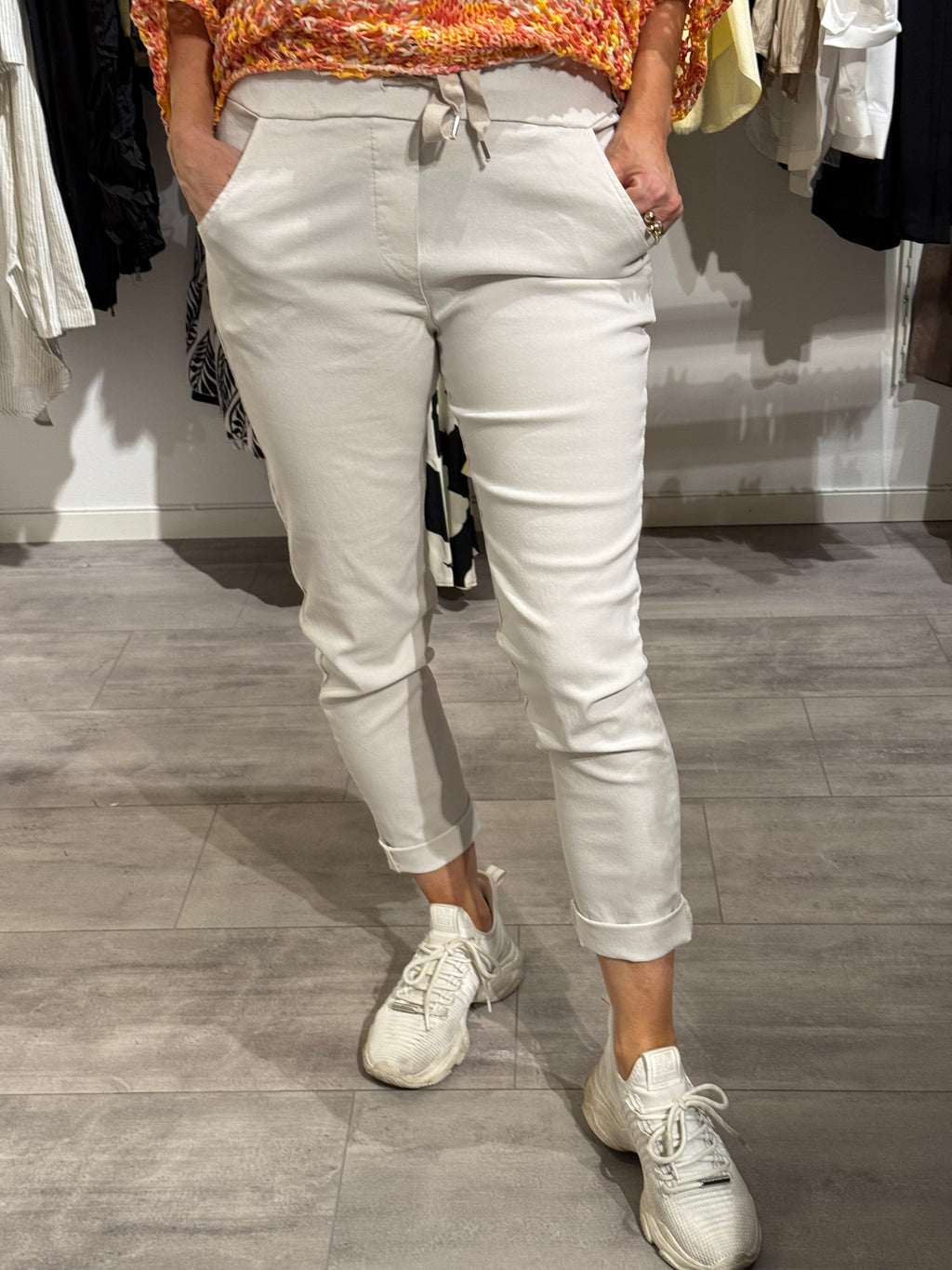 Mirakel byxa beige