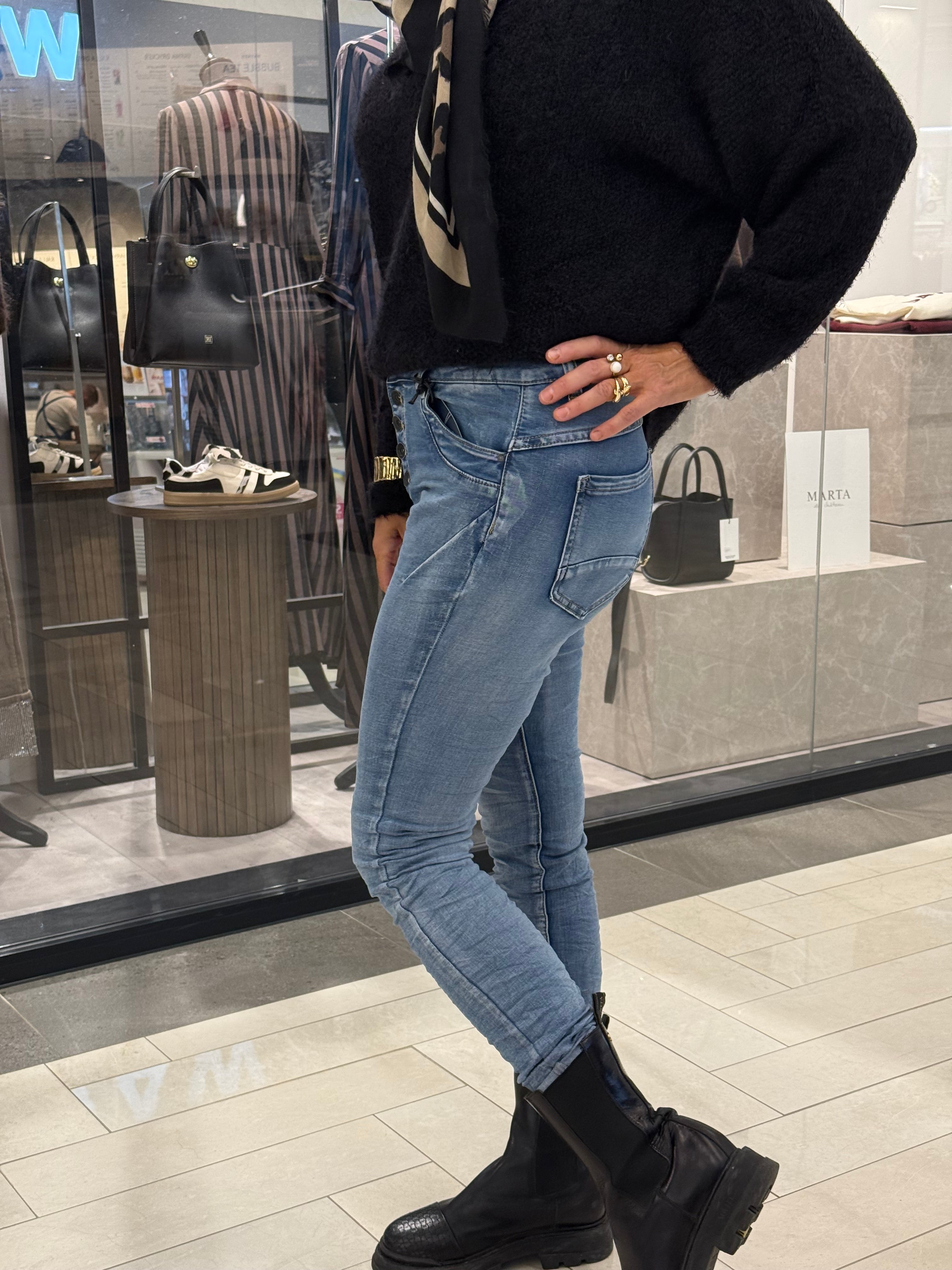 Mirakeljeans - ljusblå
