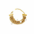 PARIS PEARL BRACELET GOLD