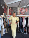 YasMiamaja long dress- butter yellow