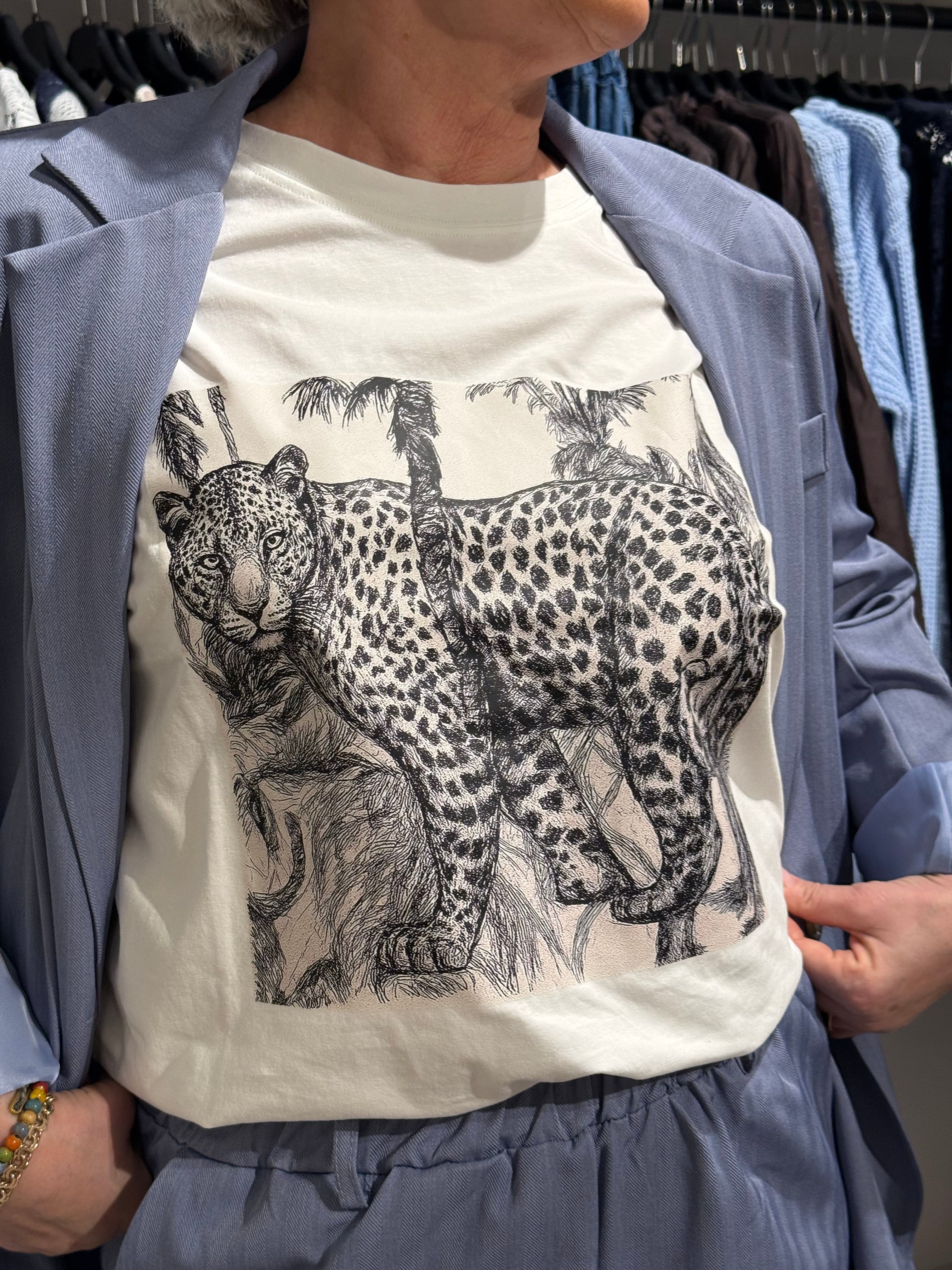 T-shirt Leo blå