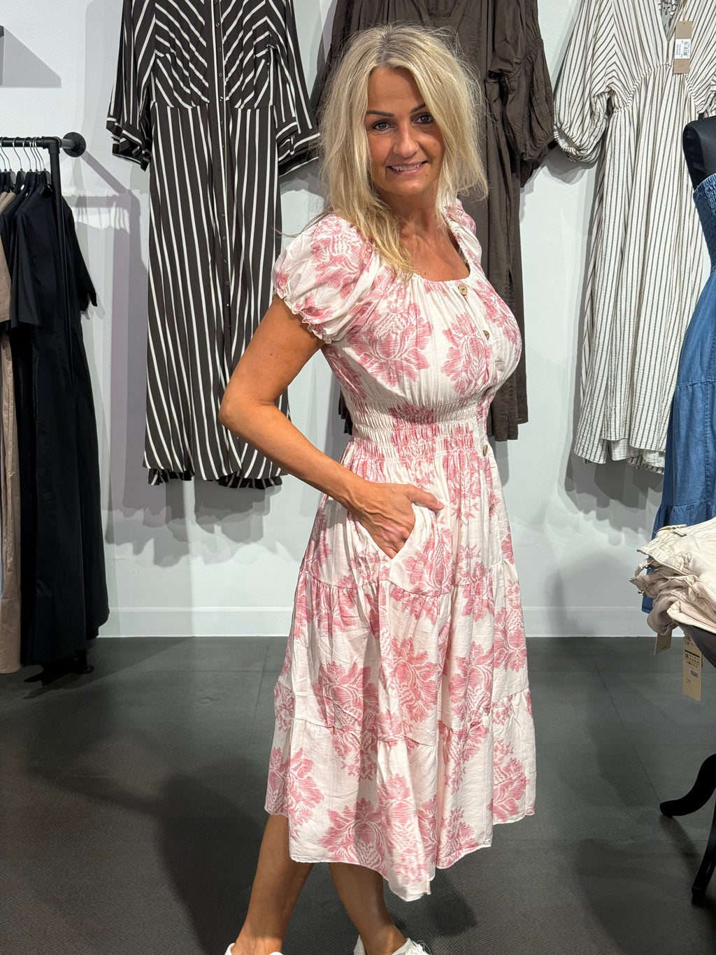 Lia dress- pink
