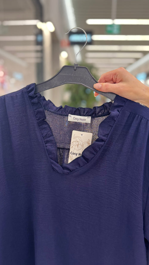 Basic blus mörkblå