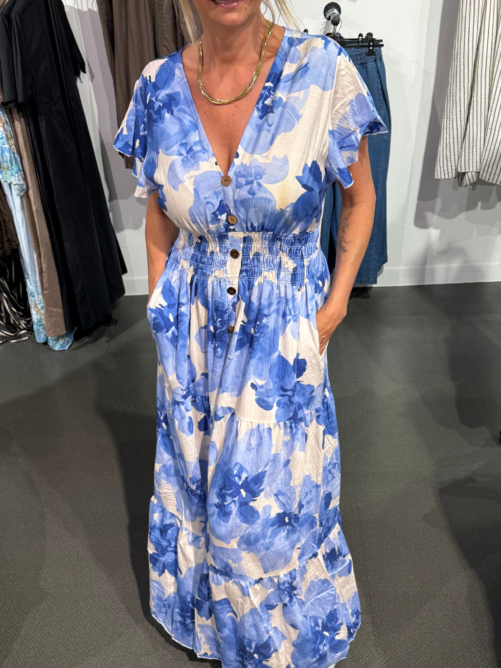 Lisa dress- blue