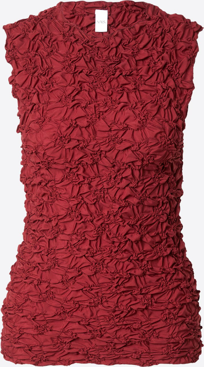 YASMERA SLEEVELESS TOP - RED