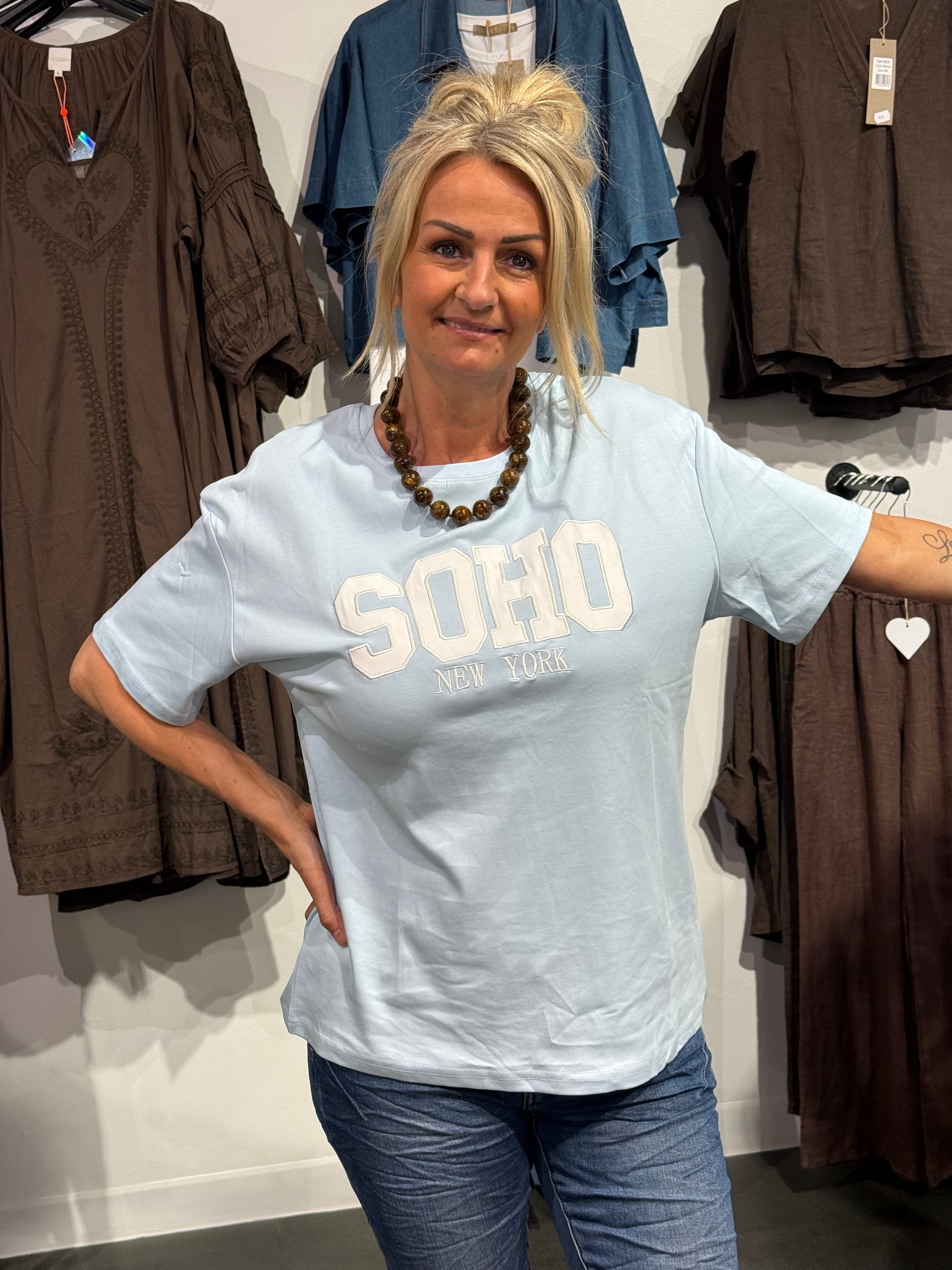 SOHO NEW YORK- T-shirt blå