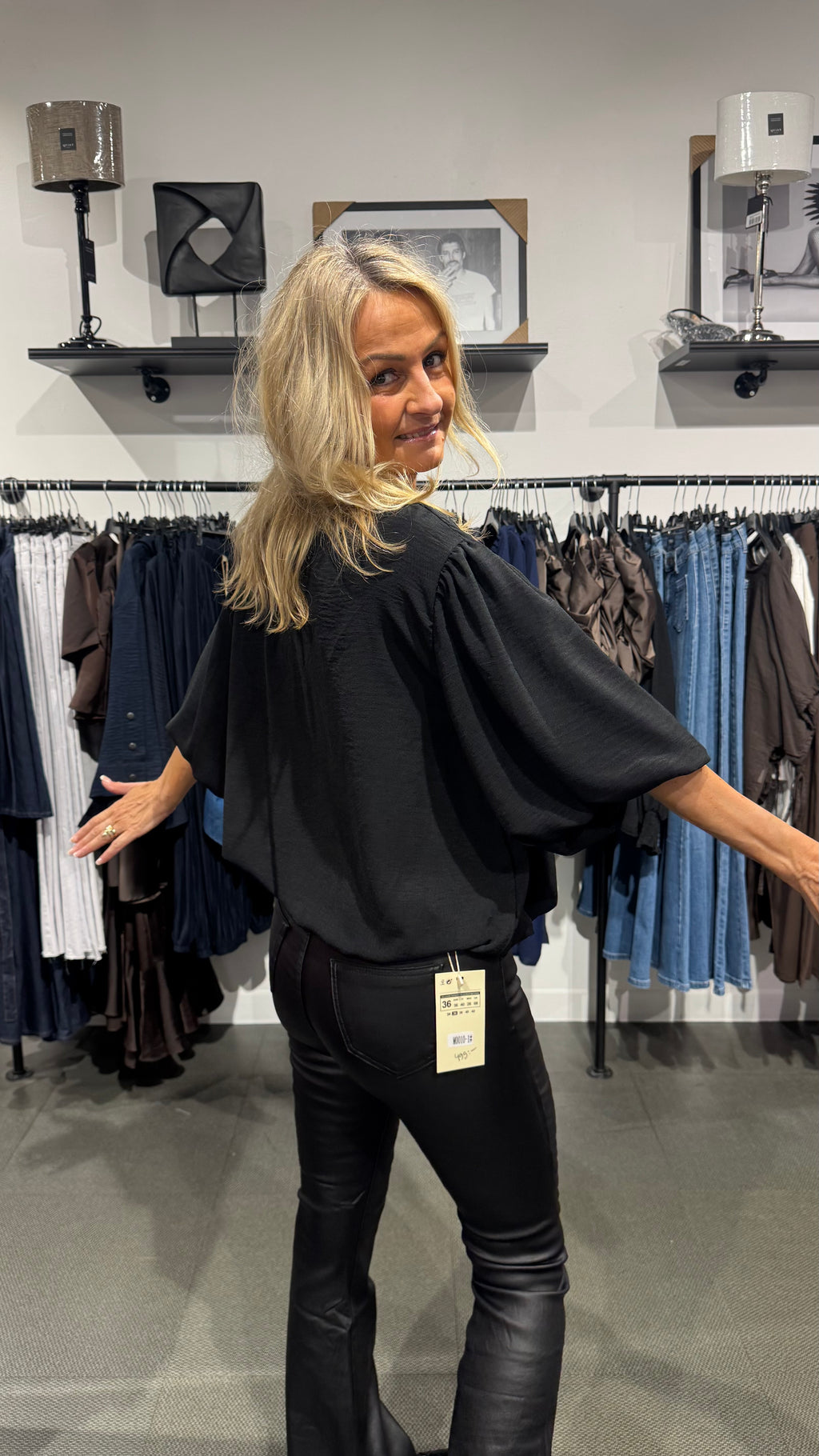 Wilma topp - svart