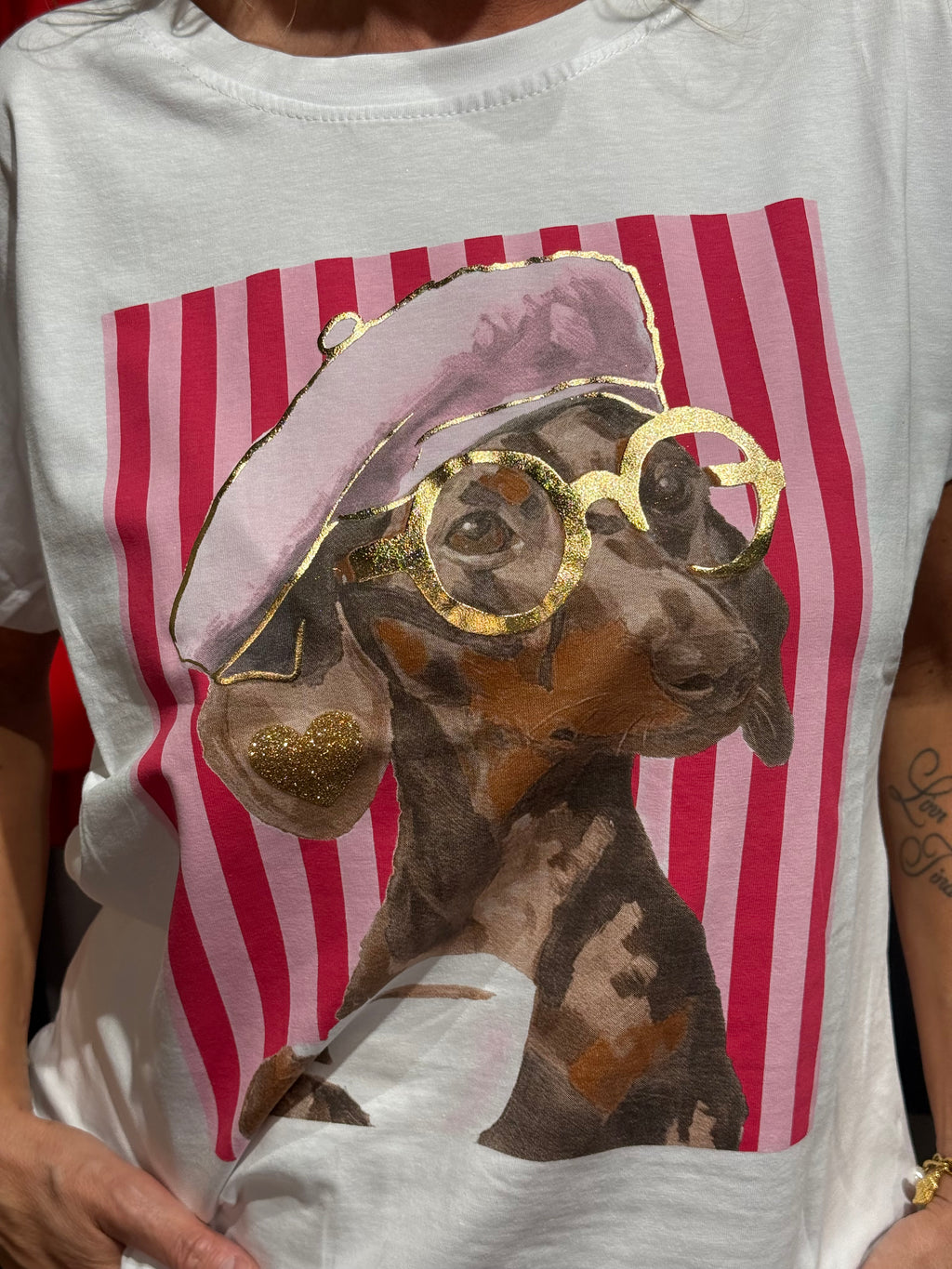T-shirt- tax rosa