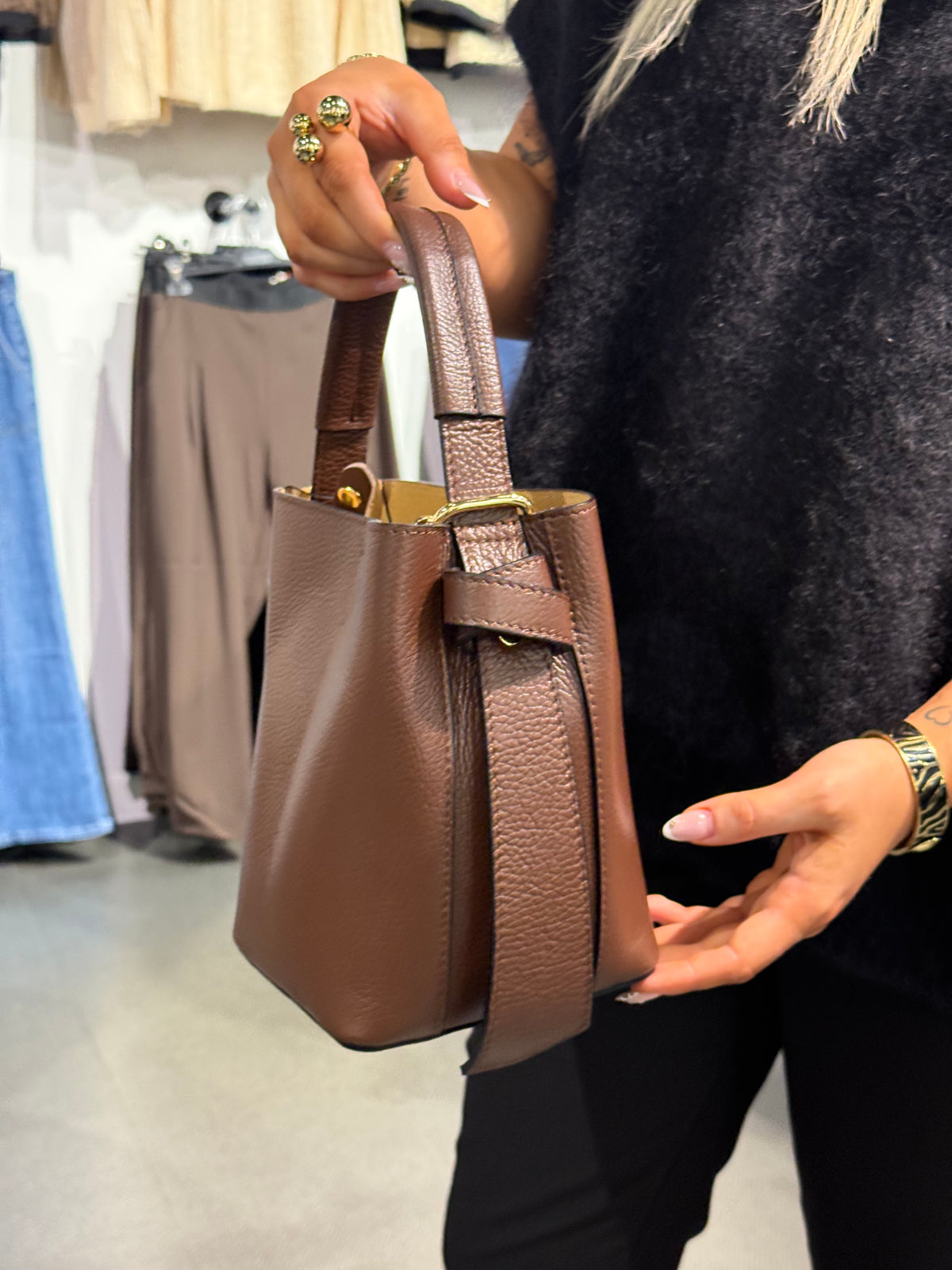 Inez bag- brun