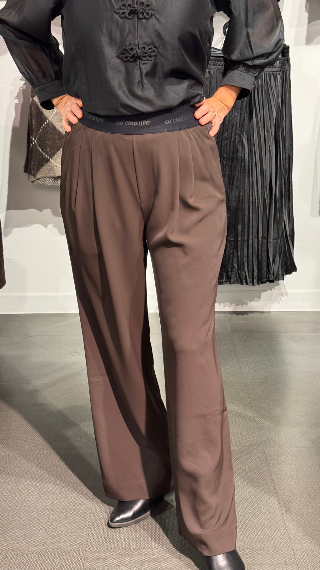CC logo pant - Brown