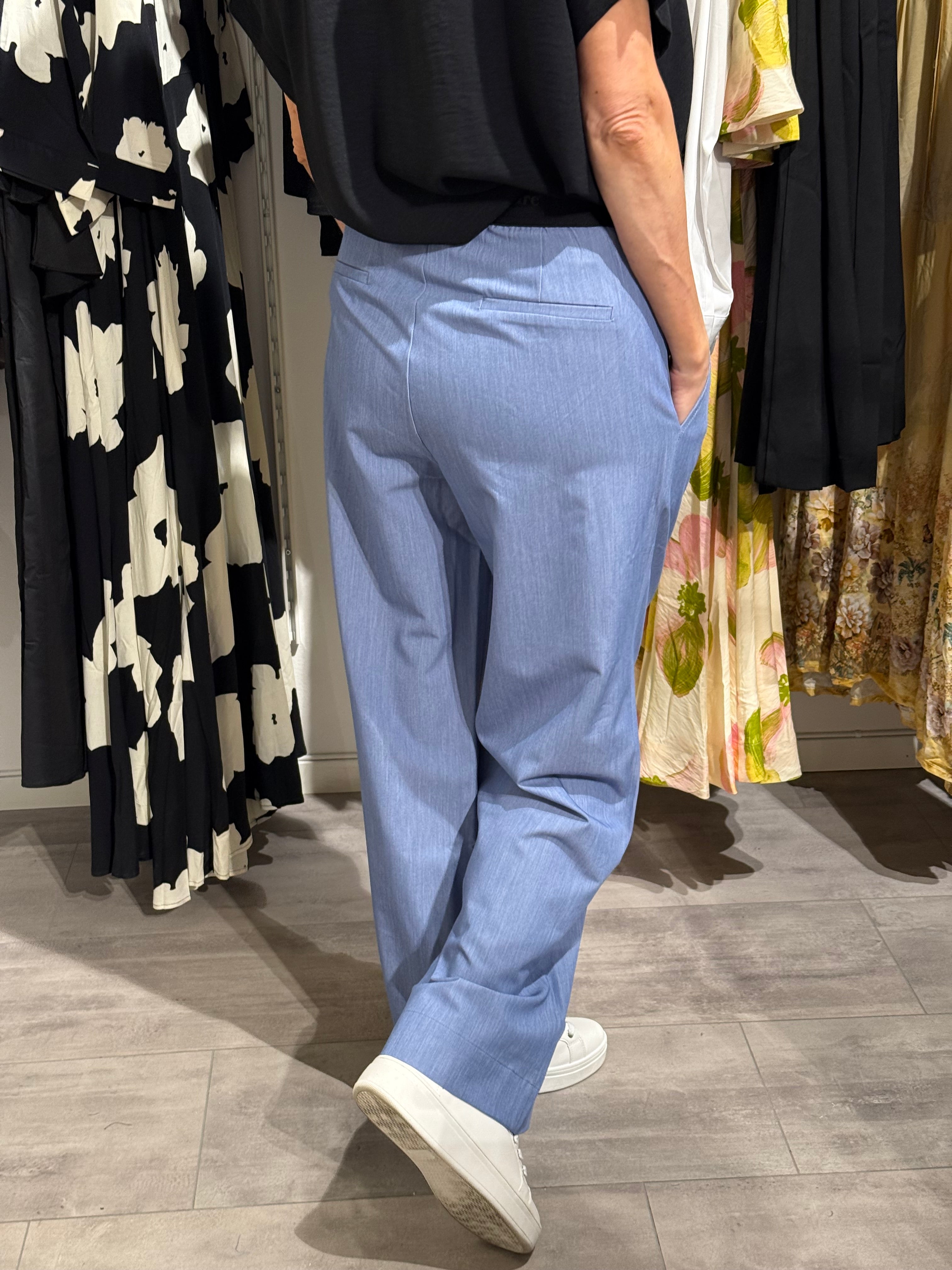 CC Amina logo pant - denim blue