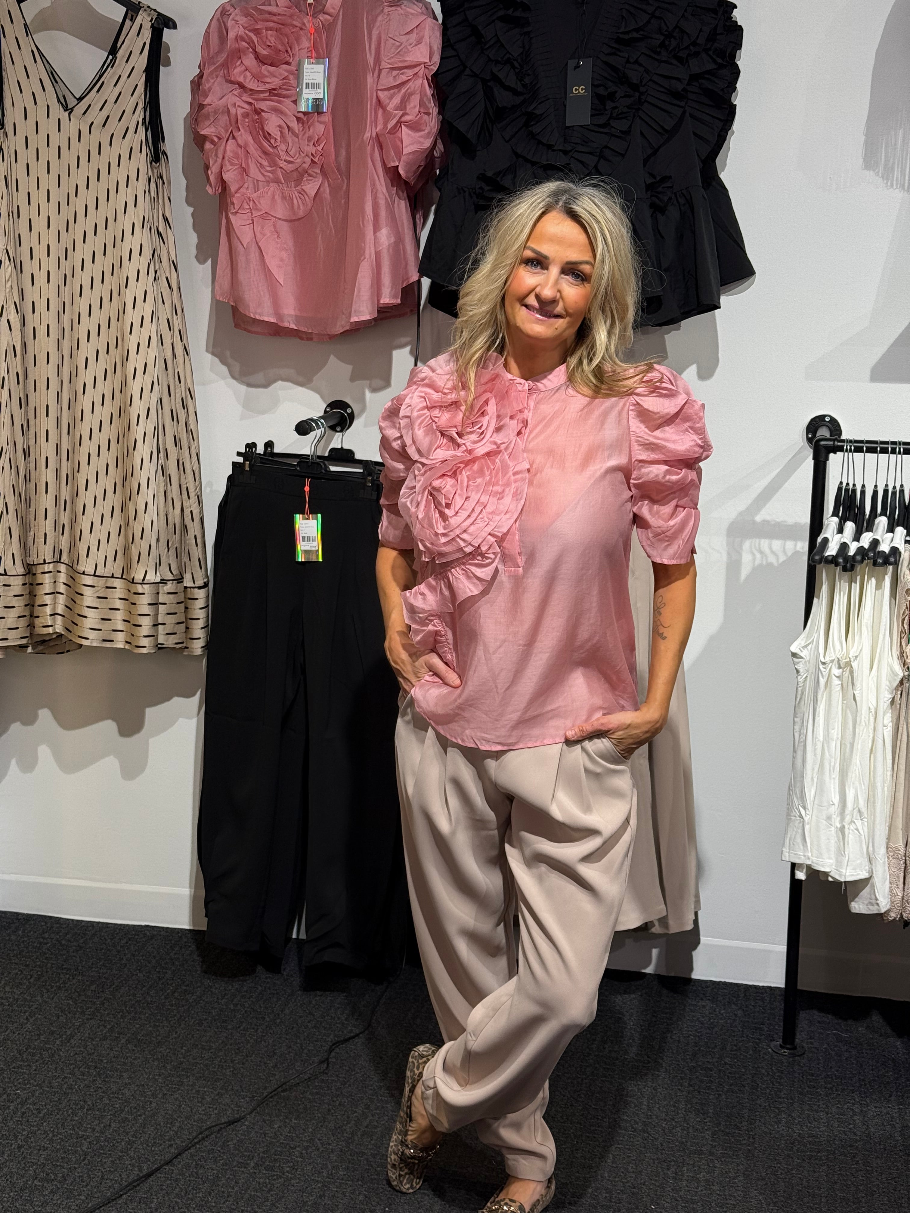 AnnsofiGO blouse- rose Bloom
