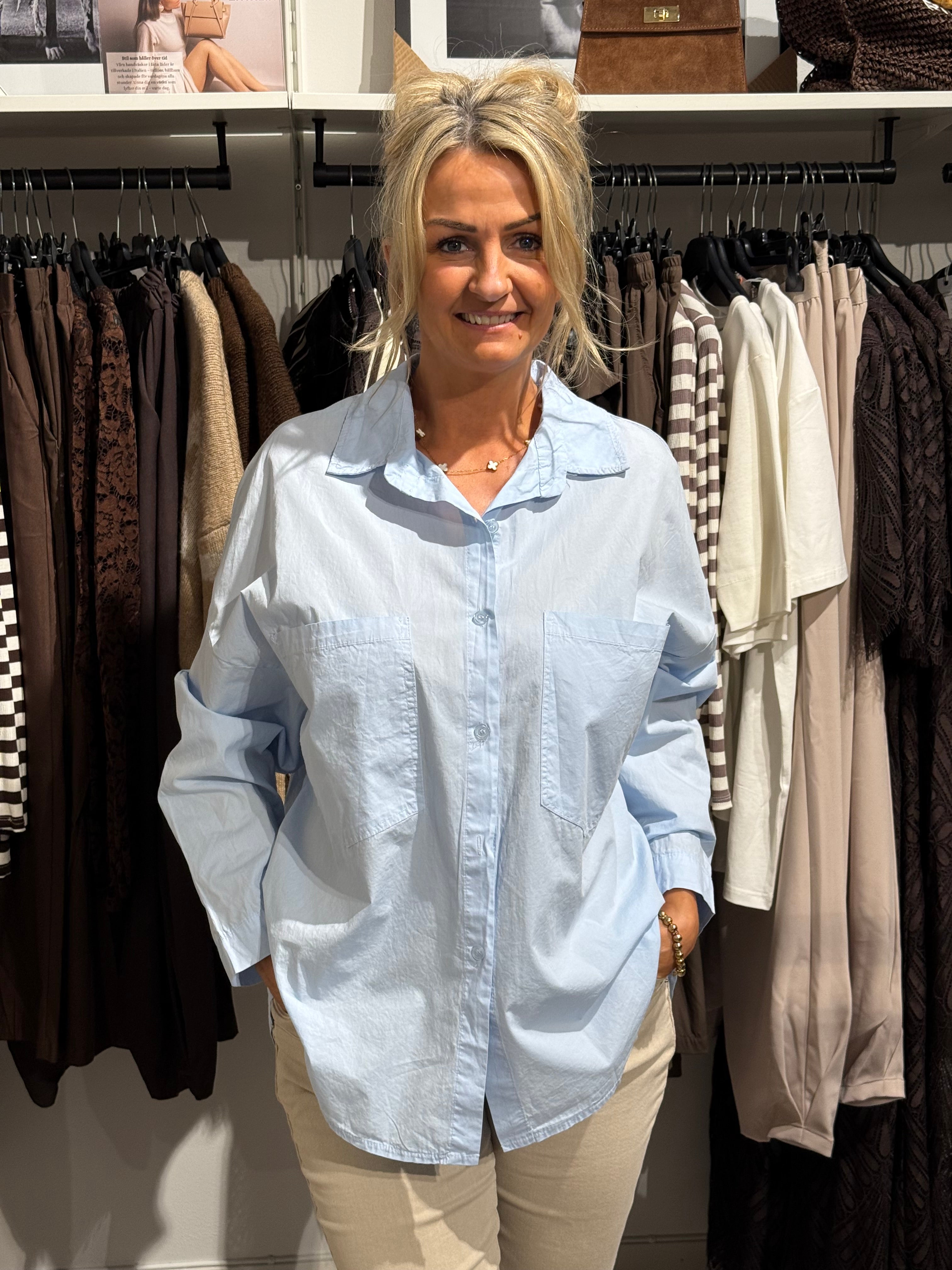 MDCCECILE SKJORTA - BLÅ