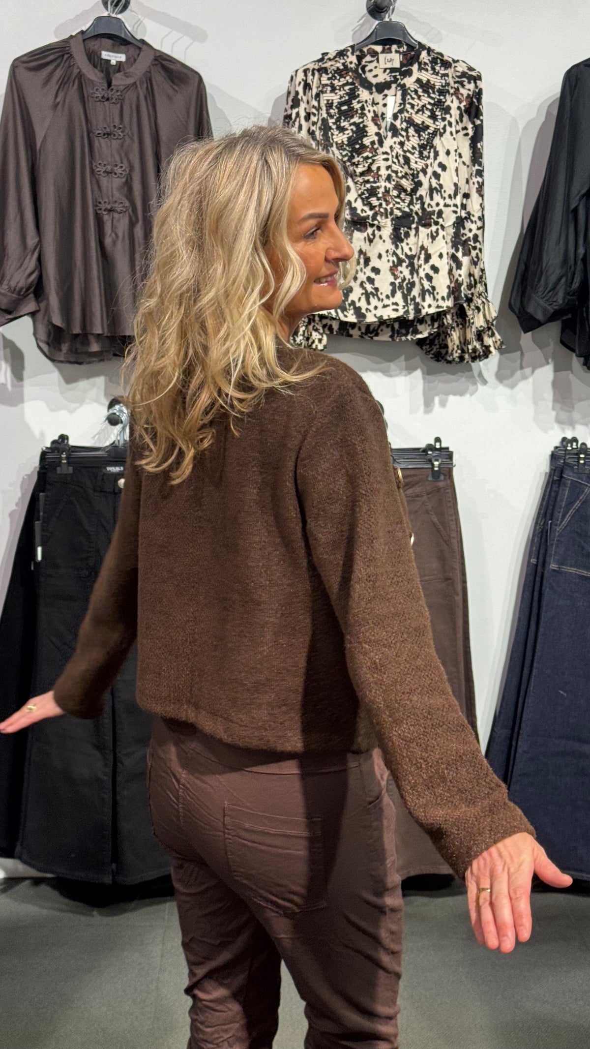 MDCMARLOWE JACKET - BROWN